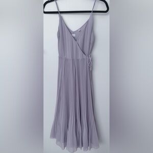 Aritzia Wilfred Lavender Pleated Dress